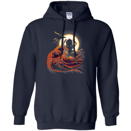 Sweatshirts Navy / Small Surfing With The Alien Pullover Hoodie