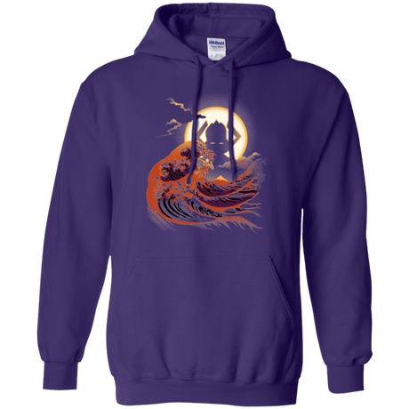 Sweatshirts Purple / Small Surfing With The Alien Pullover Hoodie
