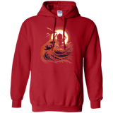 Sweatshirts Red / Small Surfing With The Alien Pullover Hoodie
