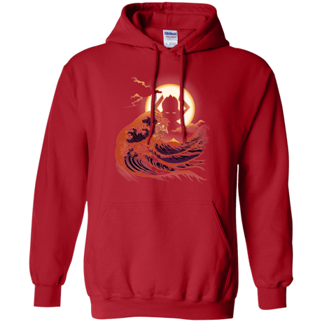 Sweatshirts Red / Small Surfing With The Alien Pullover Hoodie