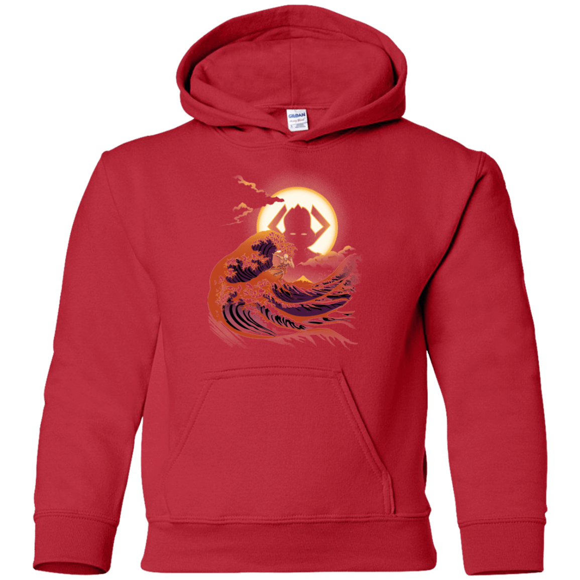 Sweatshirts Red / YS Surfing With The Alien Youth Hoodie