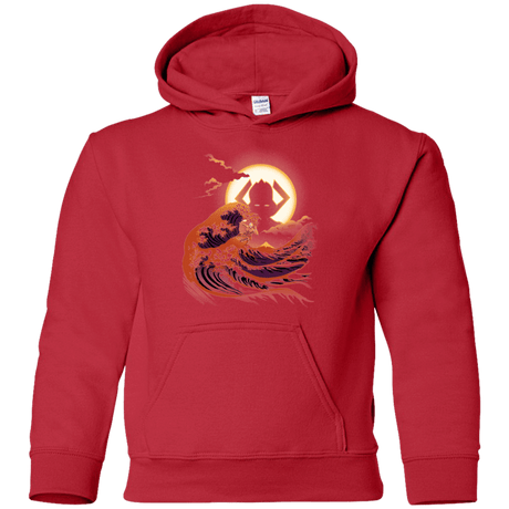 Sweatshirts Red / YS Surfing With The Alien Youth Hoodie