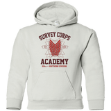Sweatshirts White / YS Survey Corps Academy Youth Hoodie