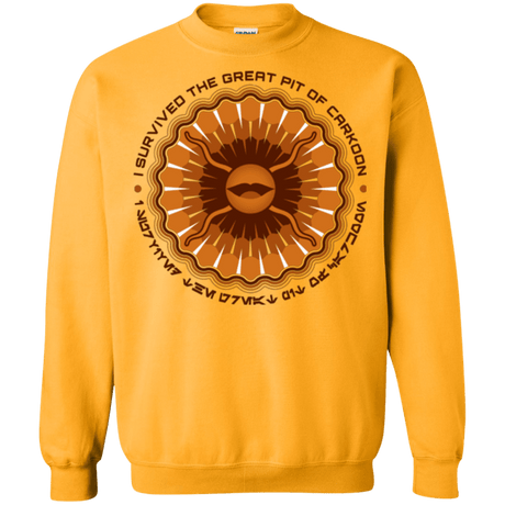 Sweatshirts Gold / Small Surviving The Sarlacc Crewneck Sweatshirt