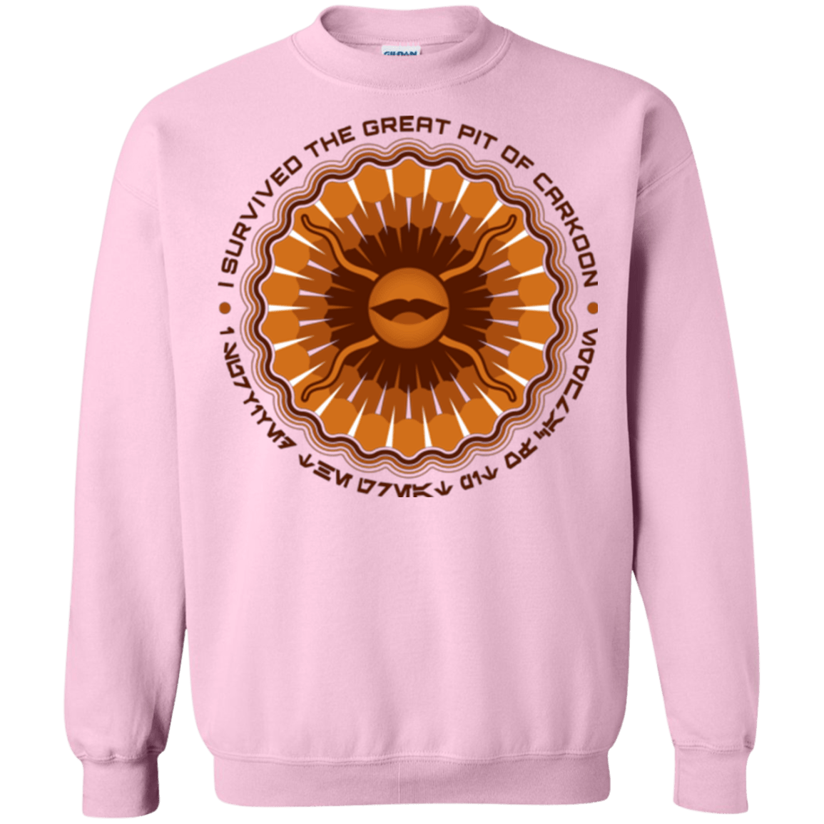 Sweatshirts Light Pink / Small Surviving The Sarlacc Crewneck Sweatshirt