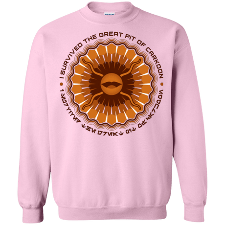 Sweatshirts Light Pink / Small Surviving The Sarlacc Crewneck Sweatshirt