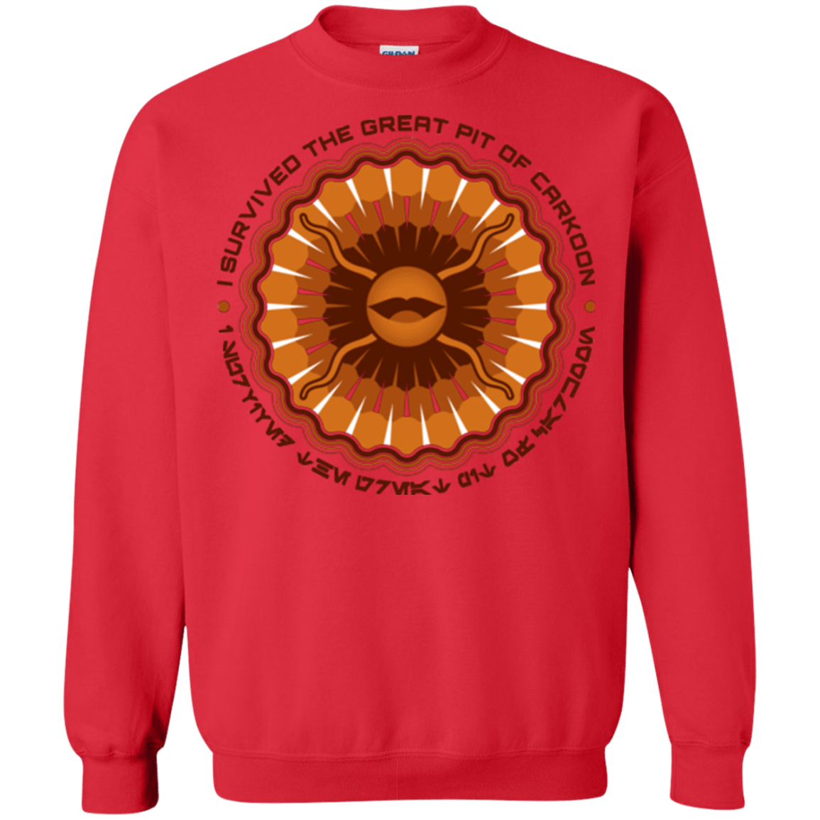 Sweatshirts Red / Small Surviving The Sarlacc Crewneck Sweatshirt