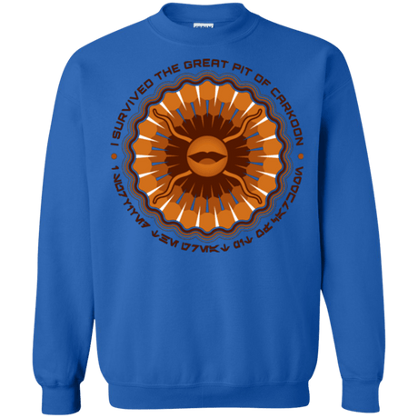 Sweatshirts Royal / Small Surviving The Sarlacc Crewneck Sweatshirt