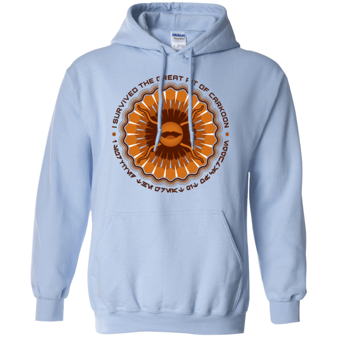 Sweatshirts Light Blue / Small Surviving The Sarlacc Pullover Hoodie