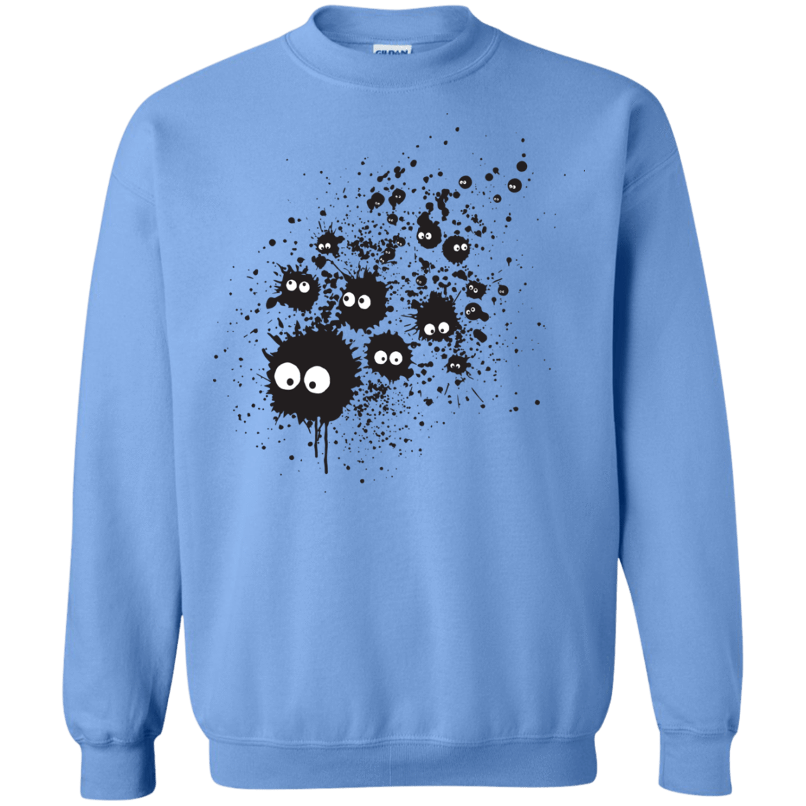 Sweatshirts Carolina Blue / S Susuwatari Ink Crewneck Sweatshirt