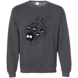Sweatshirts Dark Heather / S Susuwatari Ink Crewneck Sweatshirt