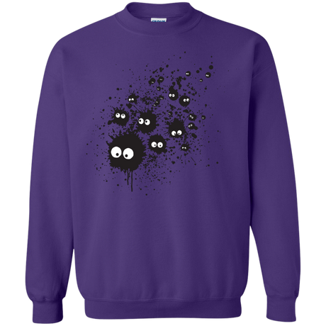 Sweatshirts Purple / S Susuwatari Ink Crewneck Sweatshirt
