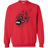Sweatshirts Red / S Susuwatari Ink Crewneck Sweatshirt