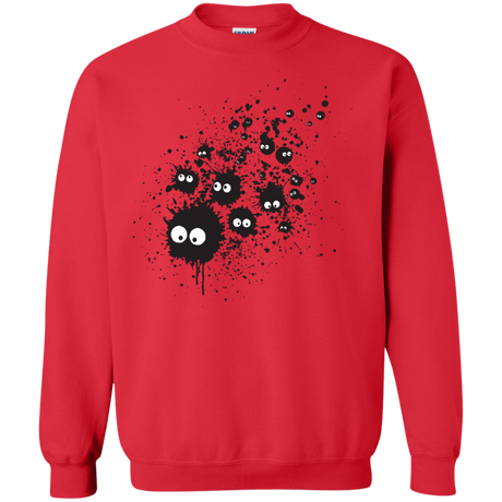 Sweatshirts Red / S Susuwatari Ink Crewneck Sweatshirt