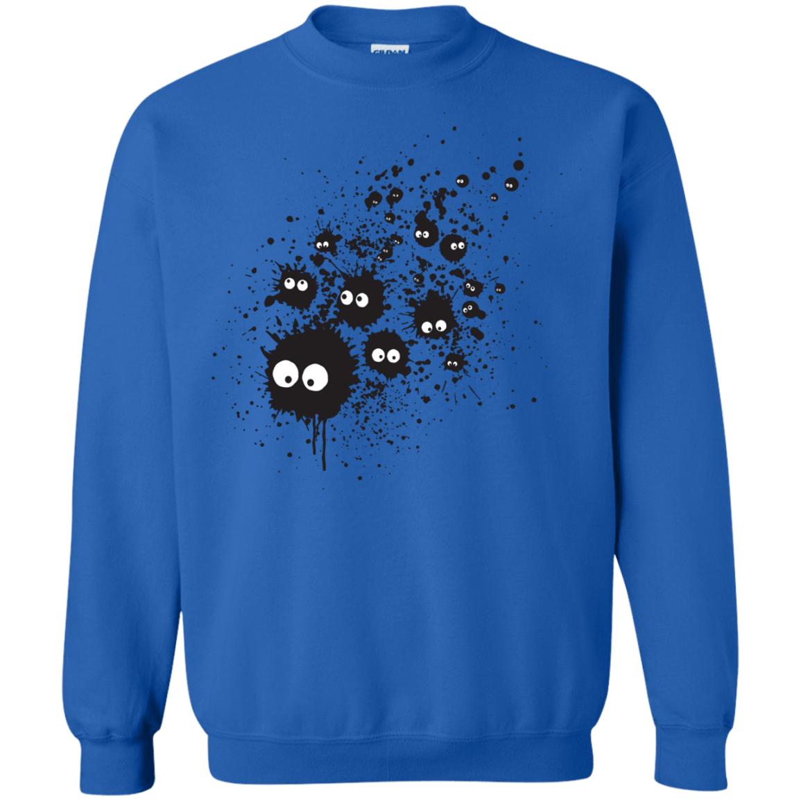 Sweatshirts Royal / S Susuwatari Ink Crewneck Sweatshirt