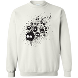 Sweatshirts White / S Susuwatari Ink Crewneck Sweatshirt