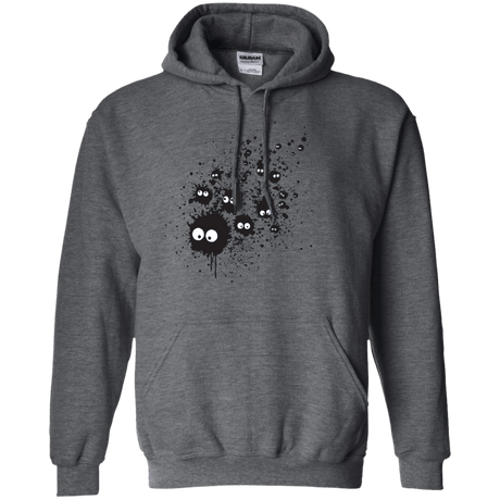 Sweatshirts Dark Heather / S Susuwatari Ink Pullover Hoodie