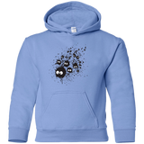 Sweatshirts Carolina Blue / YS Susuwatari Ink Youth Hoodie
