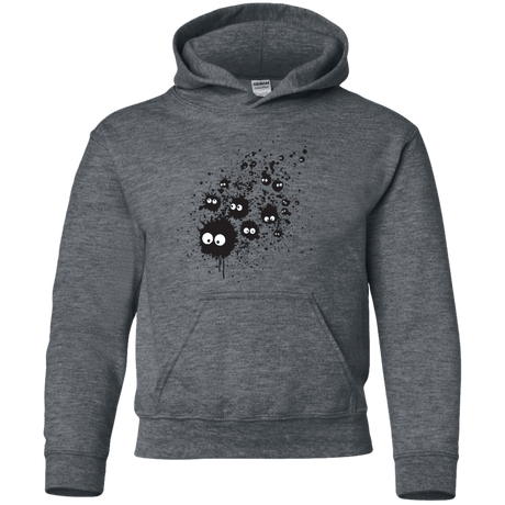 Sweatshirts Dark Heather / YS Susuwatari Ink Youth Hoodie
