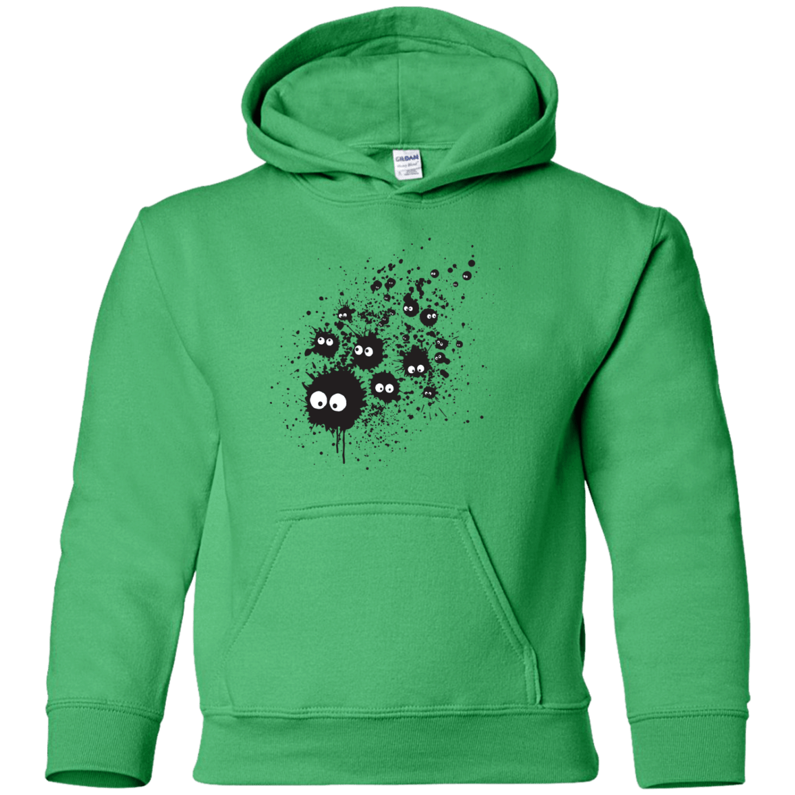 Sweatshirts Irish Green / YS Susuwatari Ink Youth Hoodie