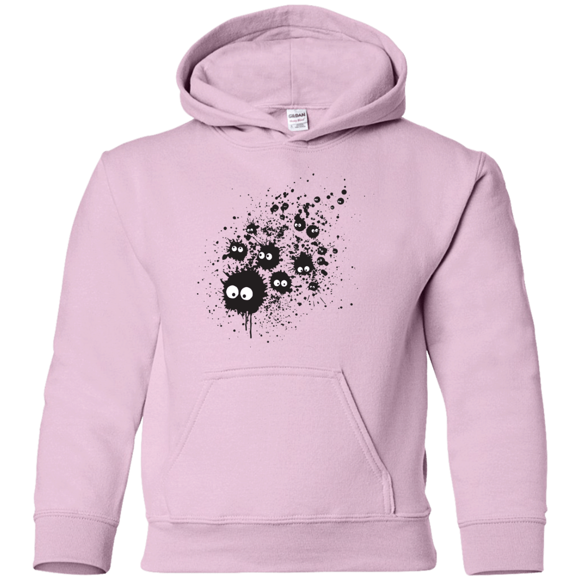 Sweatshirts Light Pink / YS Susuwatari Ink Youth Hoodie
