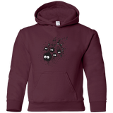 Sweatshirts Maroon / YS Susuwatari Ink Youth Hoodie