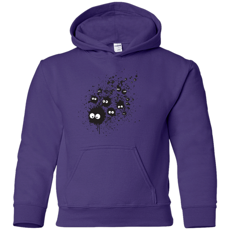 Sweatshirts Purple / YS Susuwatari Ink Youth Hoodie
