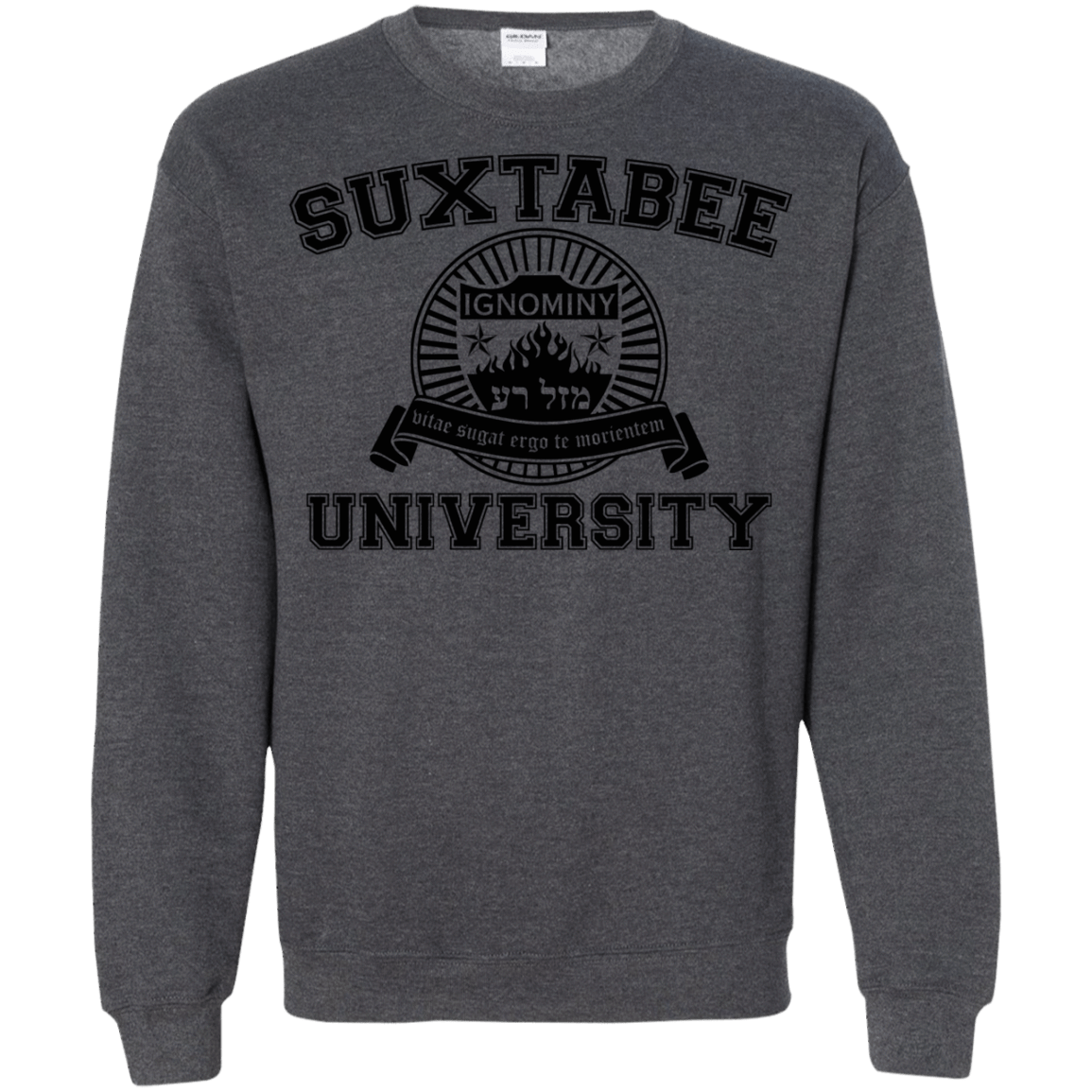 Sweatshirts Dark Heather / S SUX2BU Crewneck Sweatshirt
