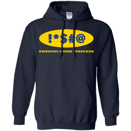 Sweatshirts Navy / Small Swearing Home Wrecker Pullover Hoodie