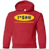 Sweatshirts Red / YS Swearing Never Finnish Youth Hoodie