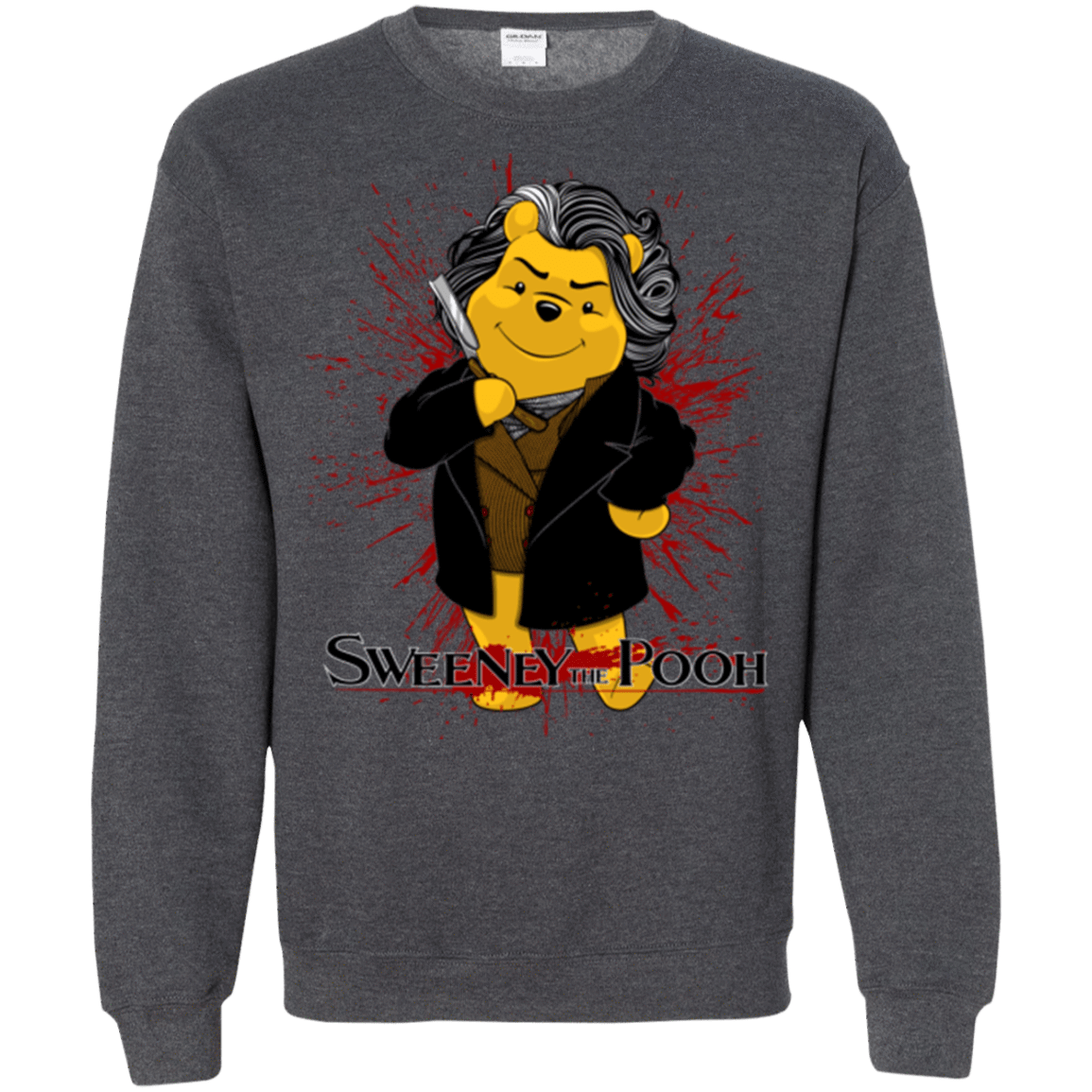 Sweatshirts Dark Heather / S Sweeney the Pooh Crewneck Sweatshirt