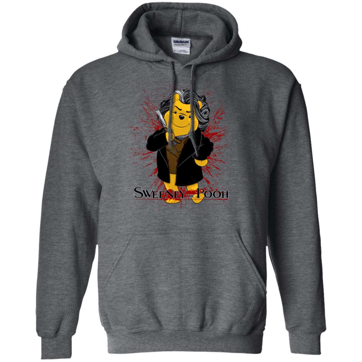 Sweatshirts Dark Heather / S Sweeney the Pooh Pullover Hoodie