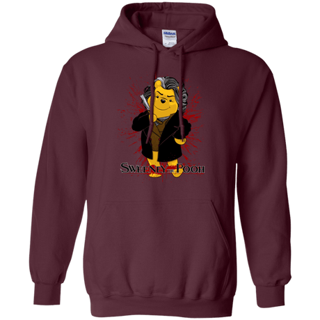 Sweatshirts Maroon / S Sweeney the Pooh Pullover Hoodie