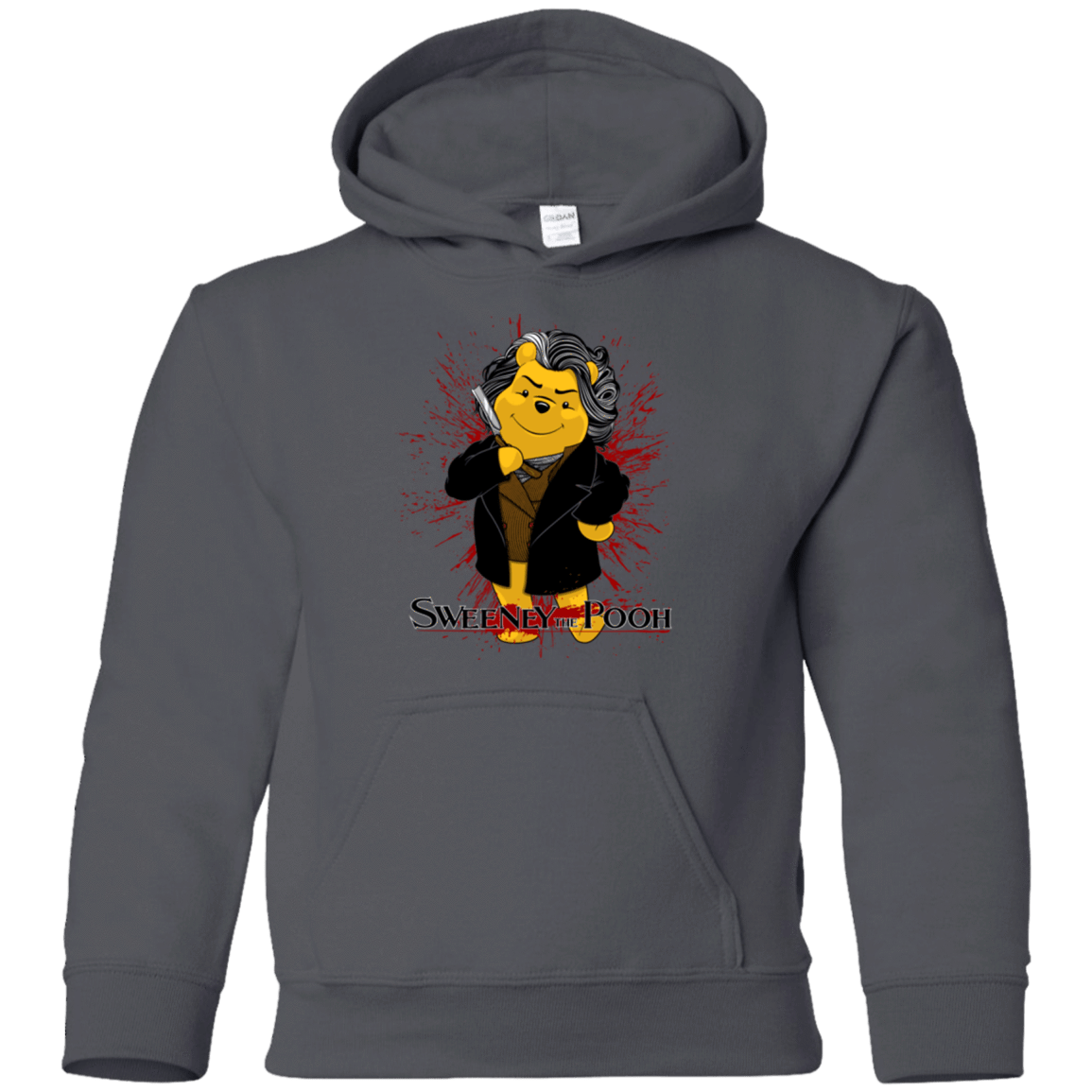 Sweatshirts Charcoal / YS Sweeney the Pooh Youth Hoodie