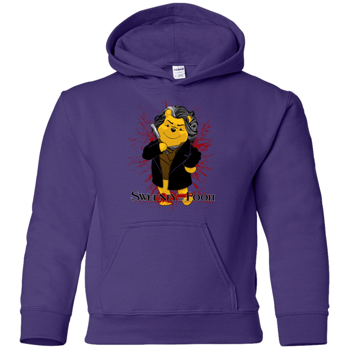 Sweatshirts Purple / YS Sweeney the Pooh Youth Hoodie