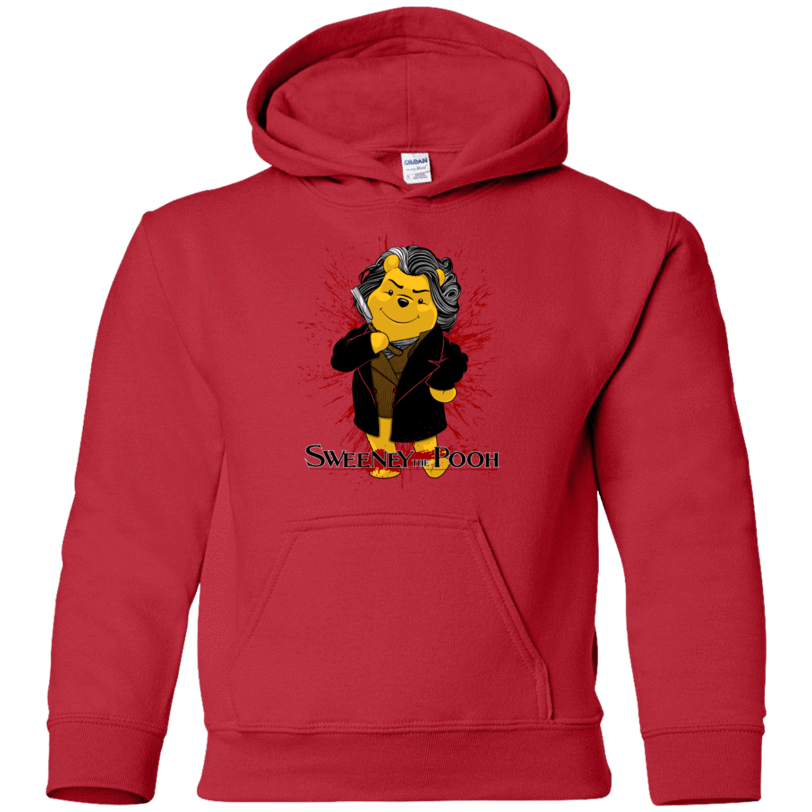 Sweatshirts Red / YS Sweeney the Pooh Youth Hoodie