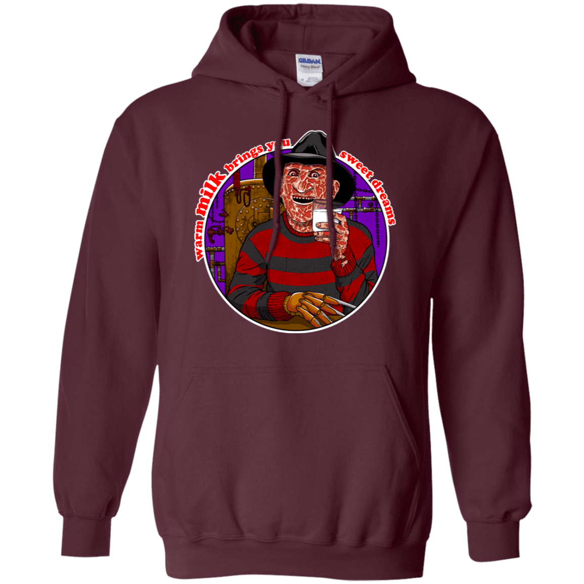 Sweatshirts Maroon / S Sweet Dreams Pullover Hoodie