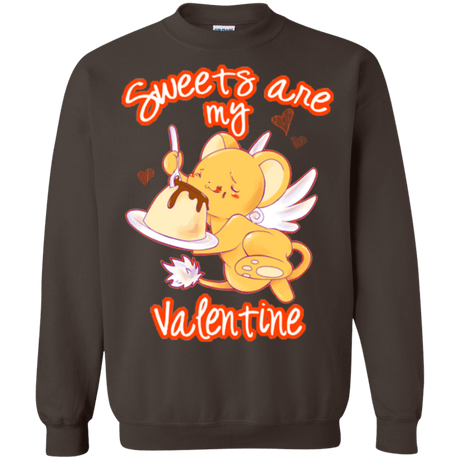 Sweatshirts Dark Chocolate / Small Sweets are my Valentine Crewneck Sweatshirt