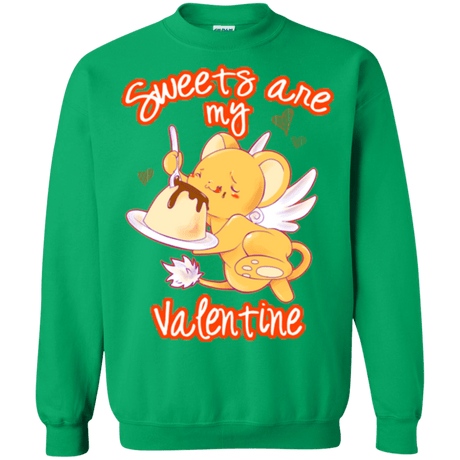 Sweatshirts Irish Green / Small Sweets are my Valentine Crewneck Sweatshirt