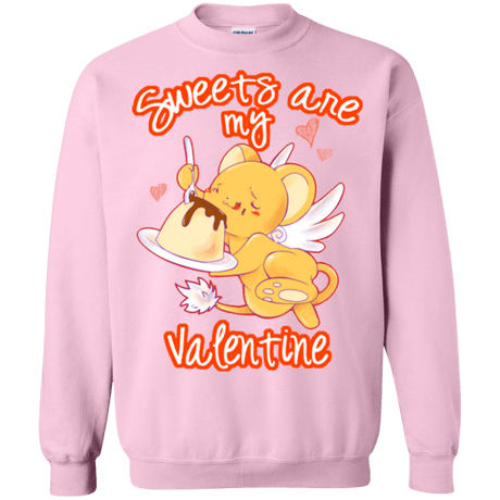 Sweatshirts Light Pink / Small Sweets are my Valentine Crewneck Sweatshirt