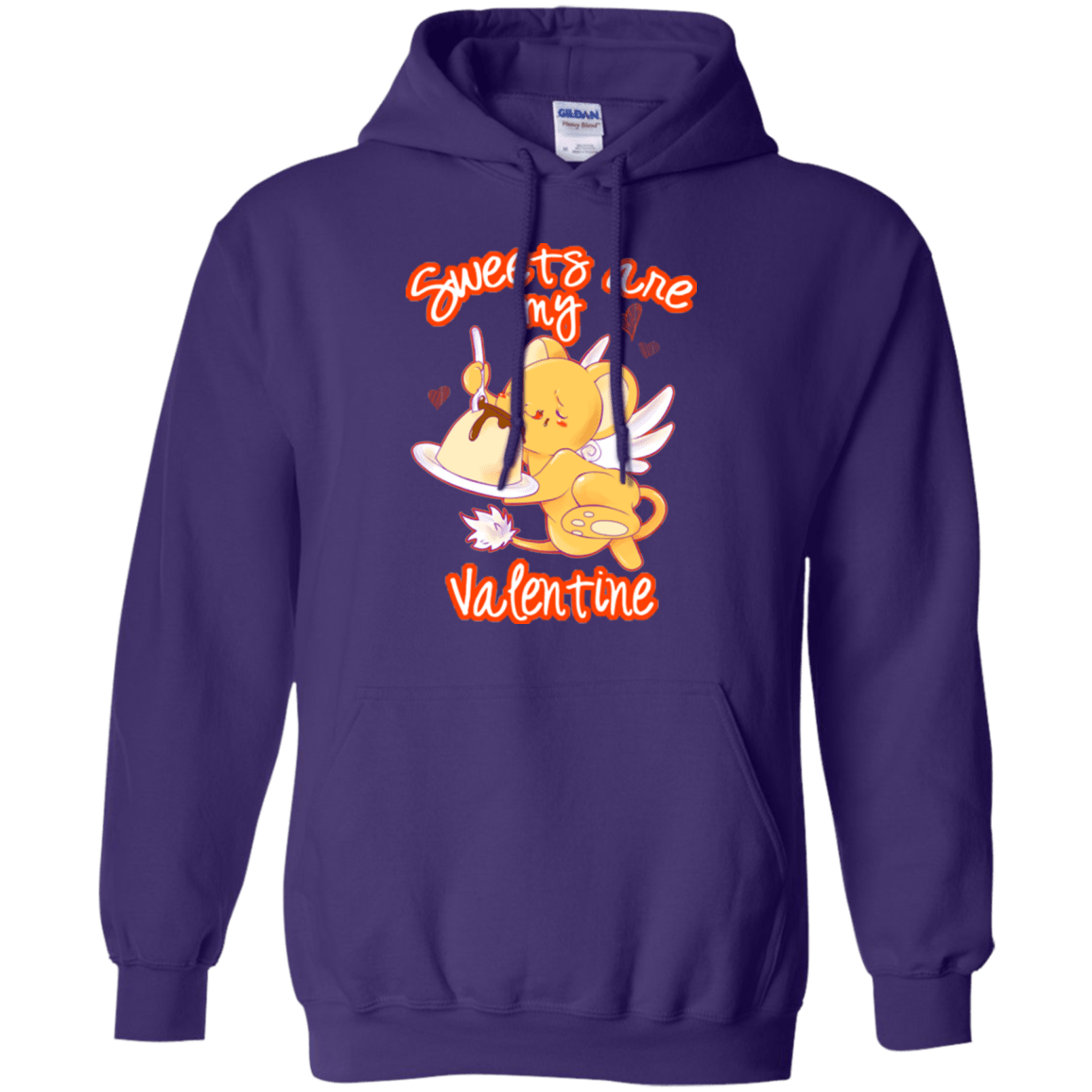 Sweatshirts Purple / Small Sweets are my Valentine Pullover Hoodie