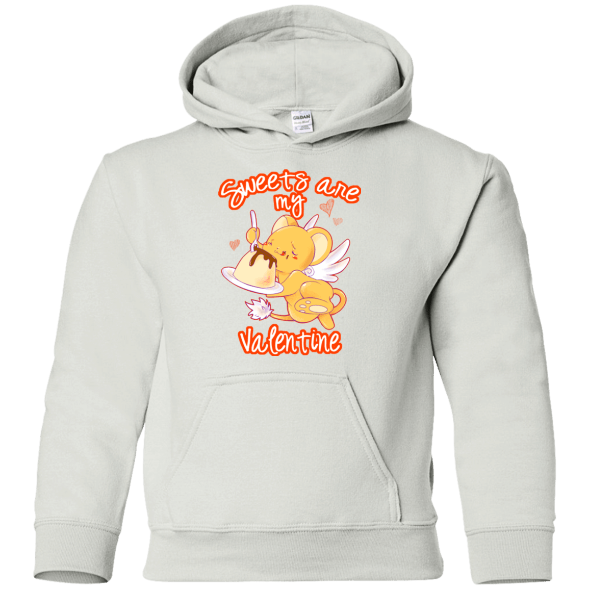 Sweatshirts White / YS Sweets are my Valentine Youth Hoodie