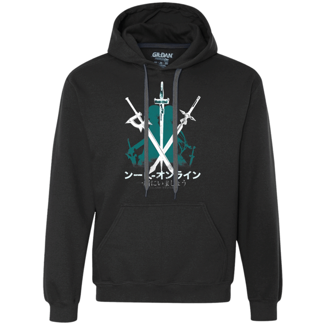 Sweatshirts Black / Small Sword Art Premium Fleece Hoodie