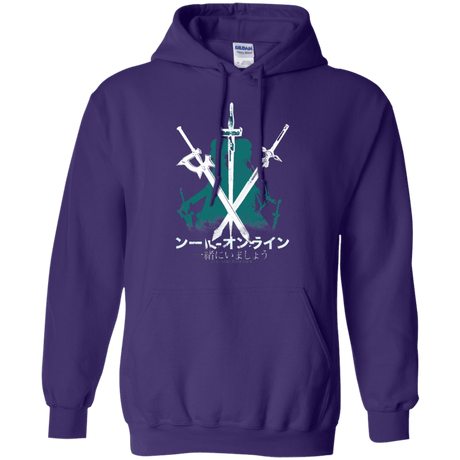 Sweatshirts Purple / Small Sword Art Pullover Hoodie