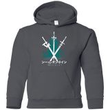Sweatshirts Charcoal / YS Sword Art Youth Hoodie