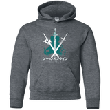 Sweatshirts Dark Heather / YS Sword Art Youth Hoodie