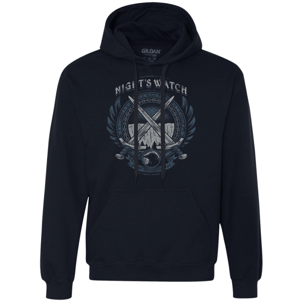 Sweatshirts Navy / Small SWORD IN THE DARKNESS Premium Fleece Hoodie