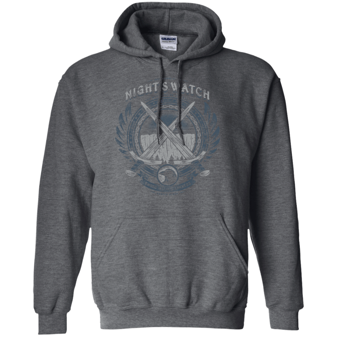 Sweatshirts Dark Heather / Small SWORD IN THE DARKNESS Pullover Hoodie