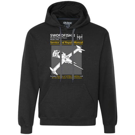 Sweatshirts Black / Small SWORDFISH SERVICE AND REPAIR MANUAL Premium Fleece Hoodie