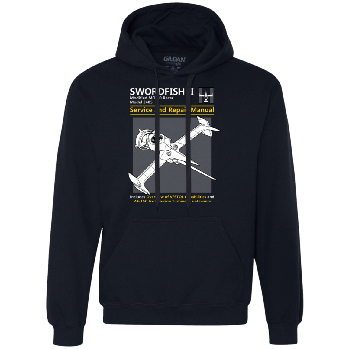 Sweatshirts Navy / Small SWORDFISH SERVICE AND REPAIR MANUAL Premium Fleece Hoodie